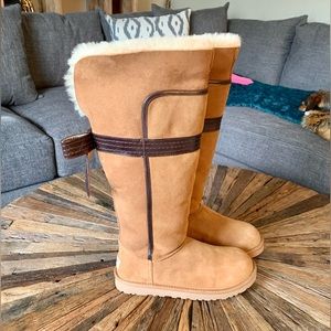 ❗️SOLD❗️Brand New UGG Genevieve Bow Knee-high Boots!  Chestnut Sz 9